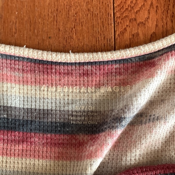 American Eagle pink and blue tank top - Picture 3 of 3